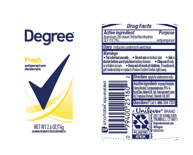 Pill image for Degree Fresh Antiperspirant Deodorant