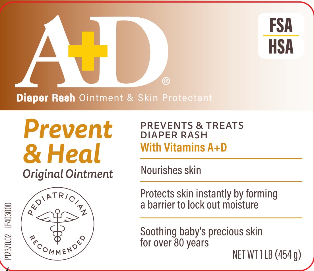 Pill image for A+d Prevent Original Ointment Diaper Rash Ointment + Skin Protectant