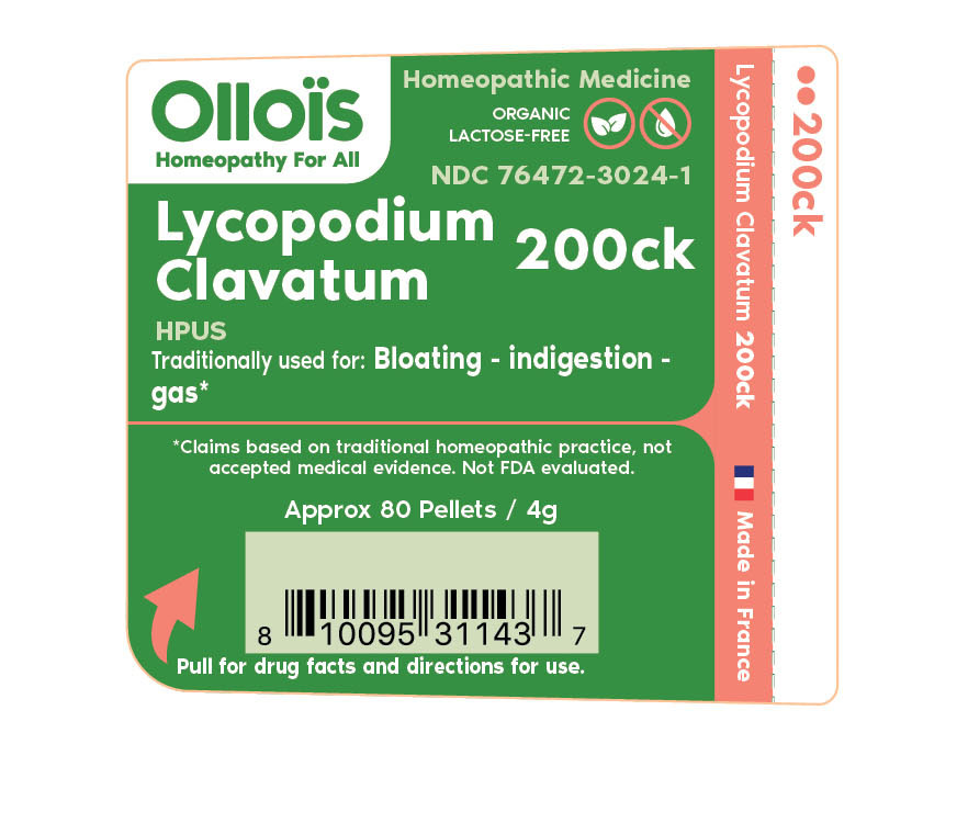 Pill image for Sevene Usa (as Pld) - Lycopodium Clavatum 200ck (76472-3024)