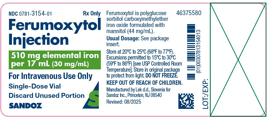 Pill image for These Highlights Do Not Include All The Information Needed To Use Ferumoxytol Injection Safely And Effectively. See Full Prescribing Information For Ferumoxytol Injection.
