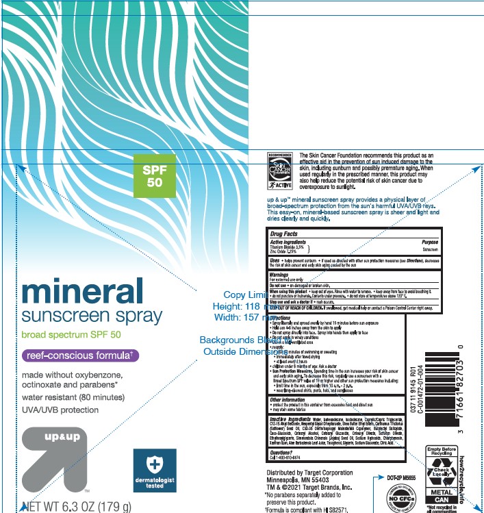 Pill image for Target Up & Up Mineral Sunscreen Spray Broad Spectrum Spf 50 Reef-conscious Formula