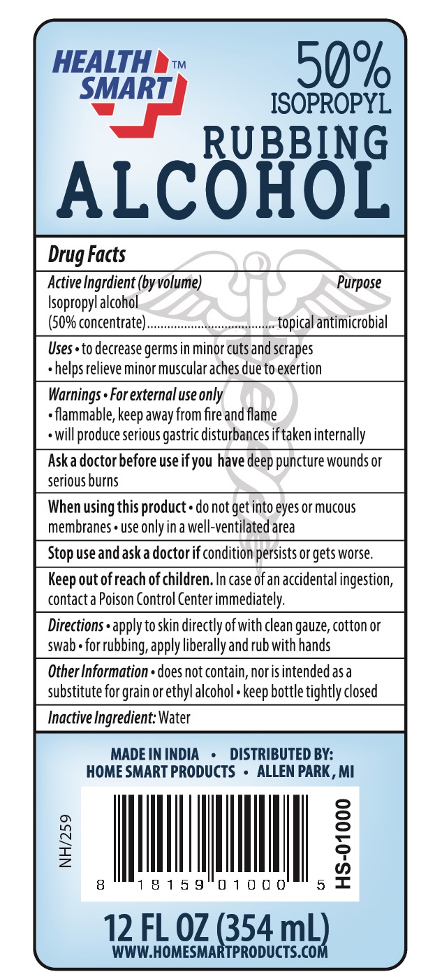 Pill image for Health Smart Isopropyl Rubbing Alcohol 50%