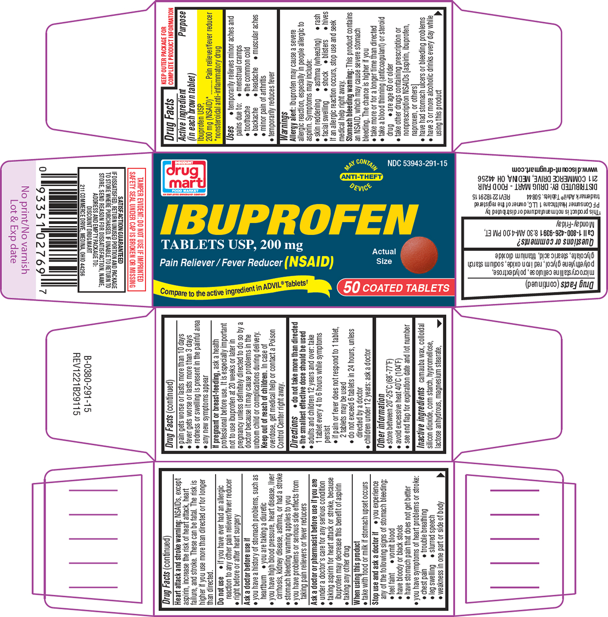 Pill image for Drug Mart 44-291