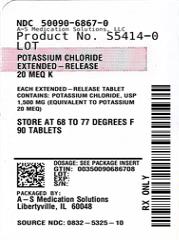Pill image for Potassium Chloride Extended-release Tablets, Usp