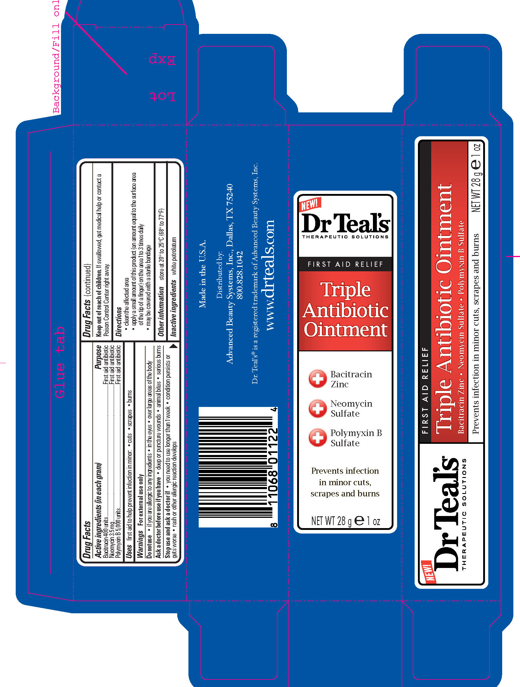 Pill image for Dr Teals Tiple Antibiotic Ointment