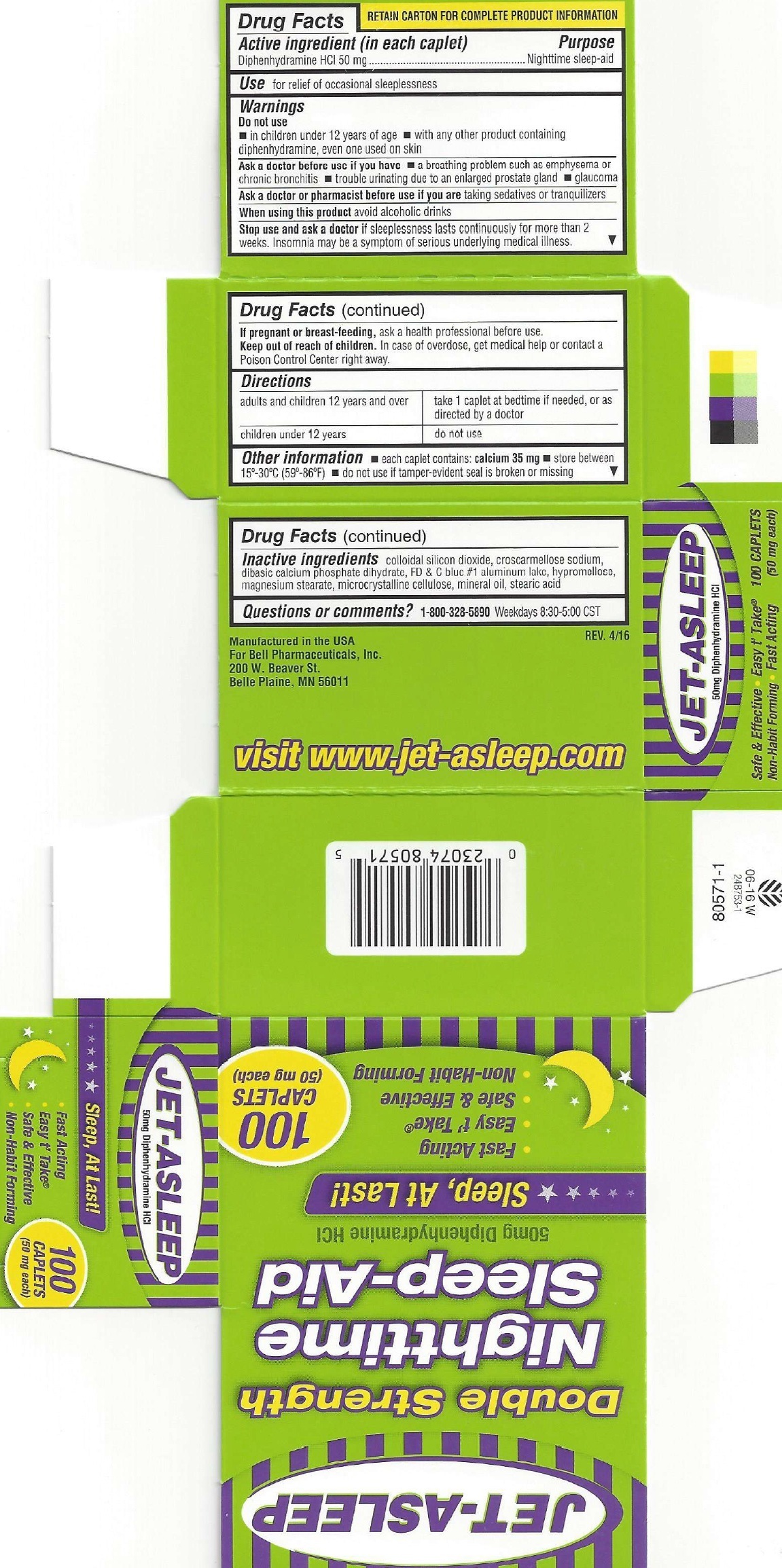 Pill image for Jet-asleep Double Strength Night Time Sleep Aid