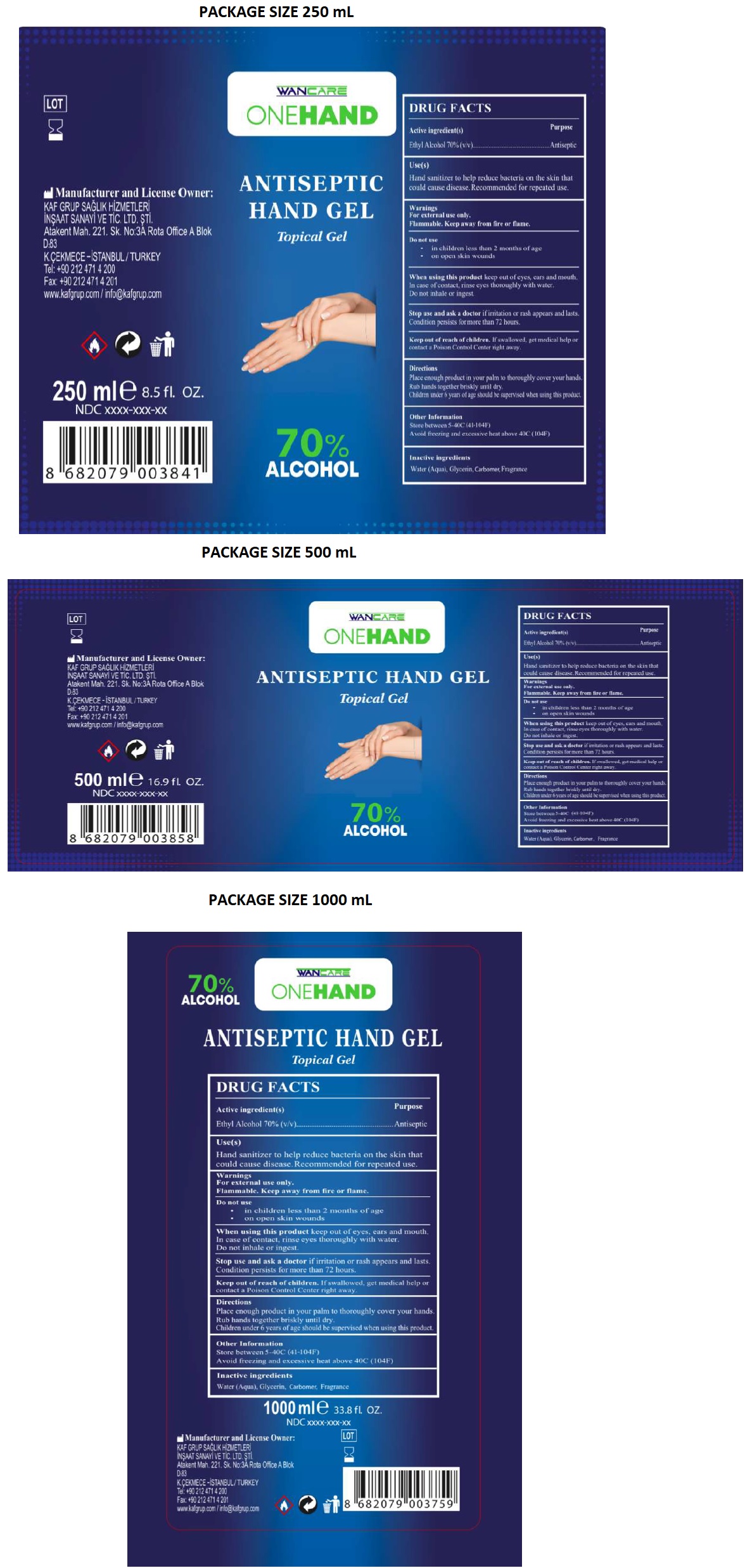 Pill image for Wancare Onehand Antiseptic Hand Gel