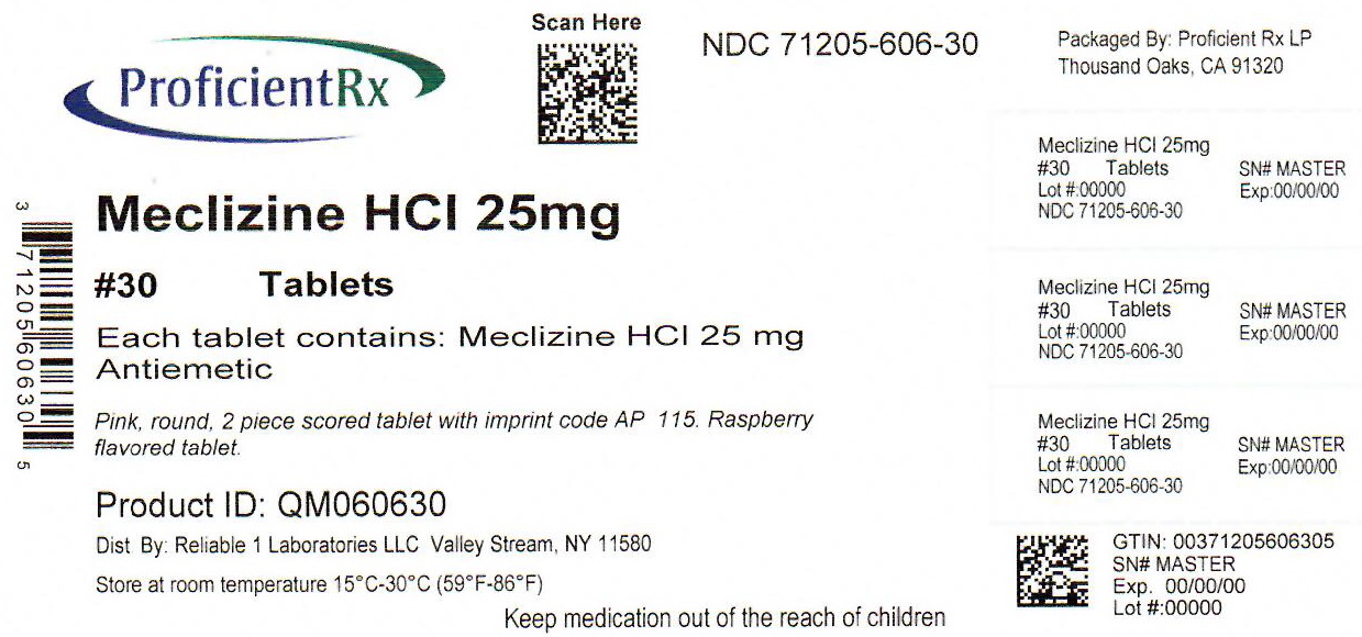 Pill image for Meclizine Hcl 25 Mg