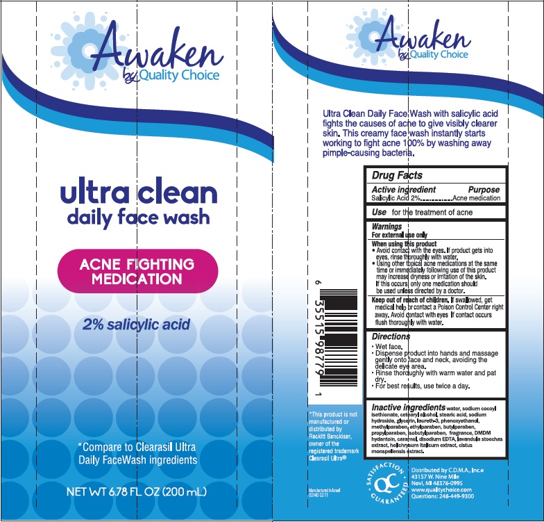 Pill image for Awaken By Quality Choice Ultra Clean Daily Face Wash