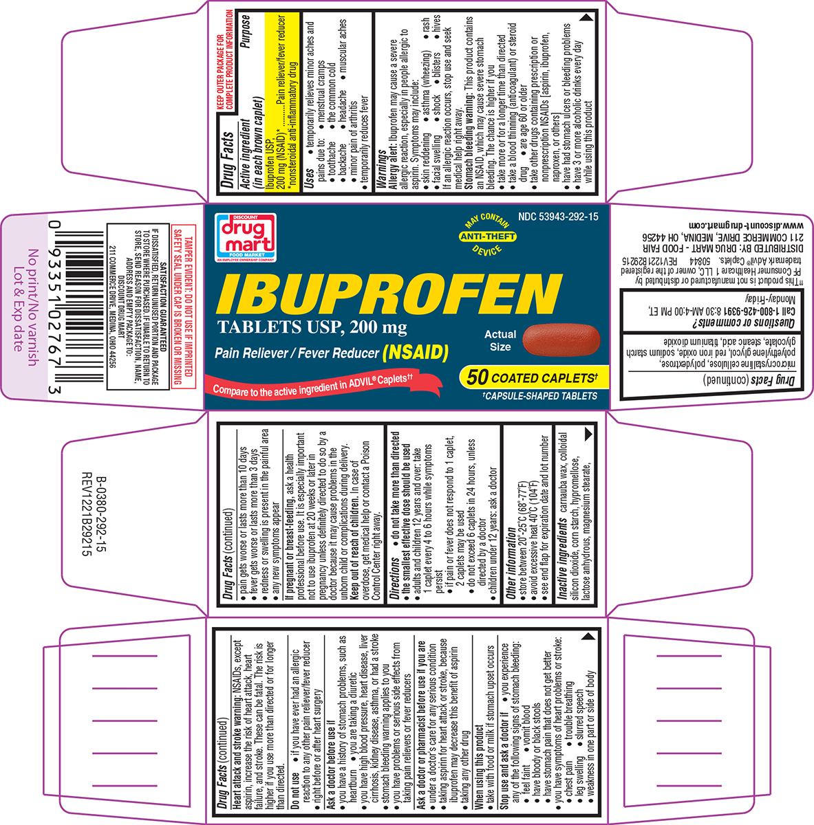 Pill image for Drug Mart 44-292