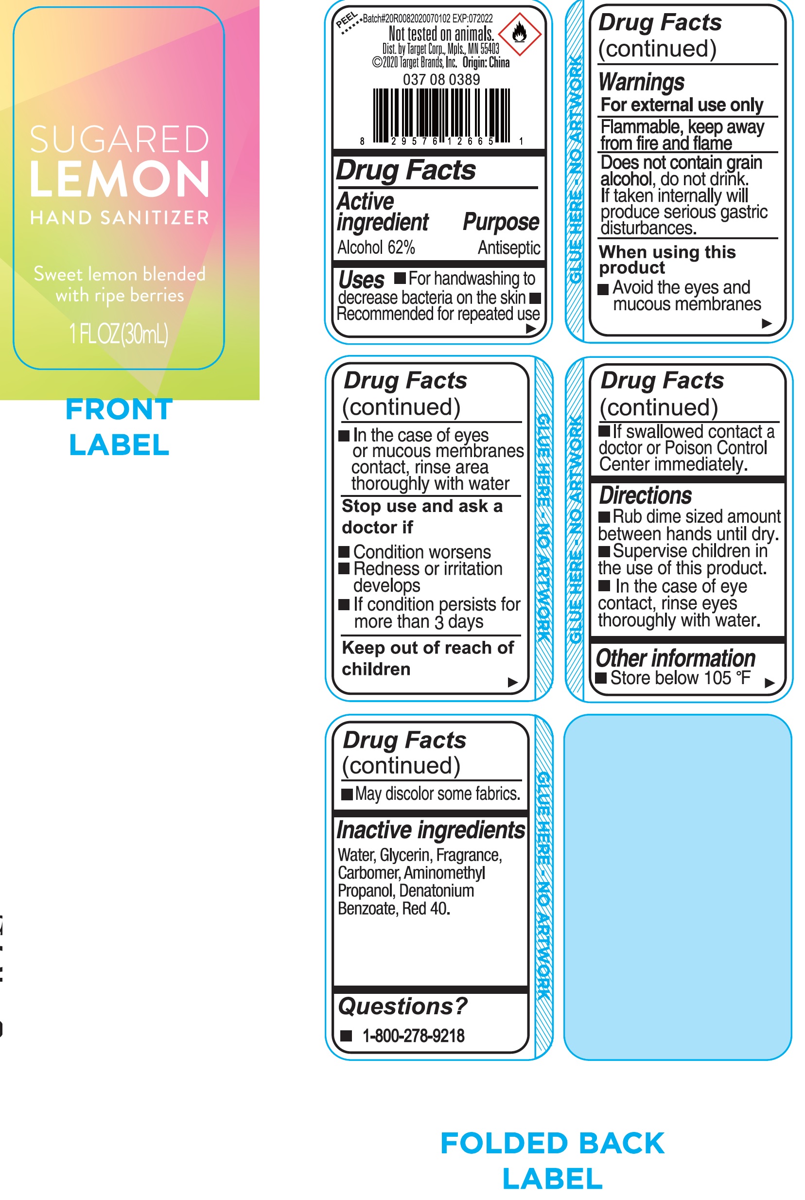 Pill image for Sugared Lemon Hand Sanitizer