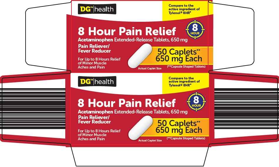 Pill image for Dolgencorp, Llc 8 Hour Pain Relief Drug Facts