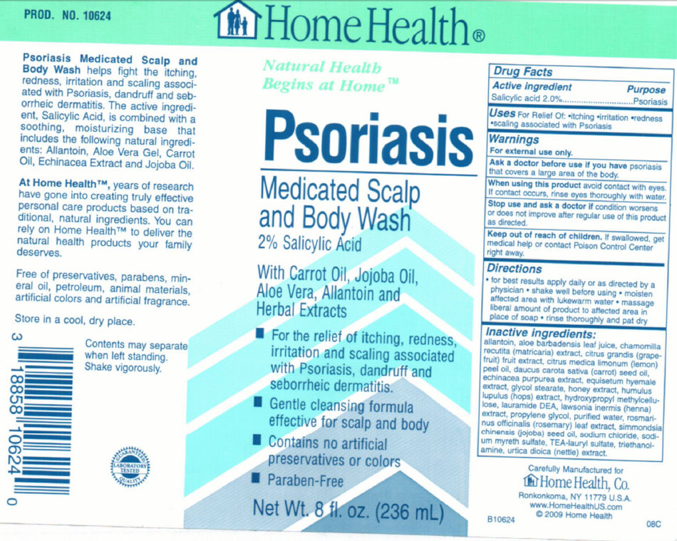 Pill image for Home Health Psoriasis Medicated Scalp And Body Wash
