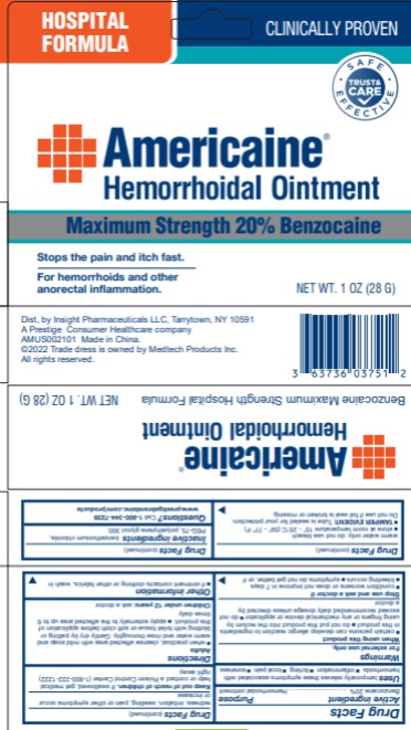 Pill image for Americaine Hemorrhoidal Ointment