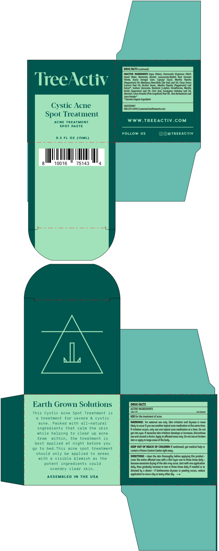 Pill image for Treeactiv Cystic Acne Spot Treatment