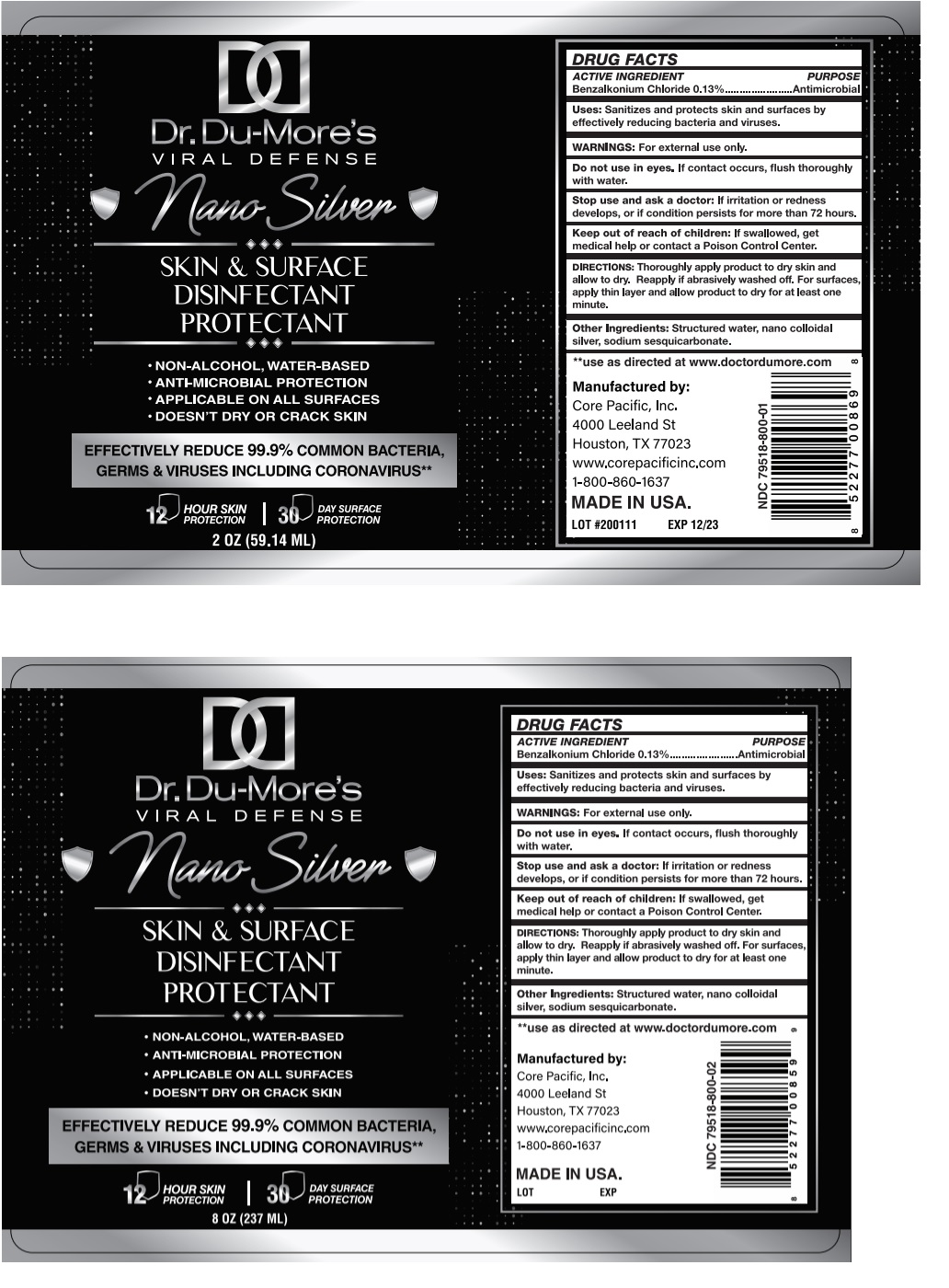 Pill image for Dr. Du-more's Viral Defense Nano Silver