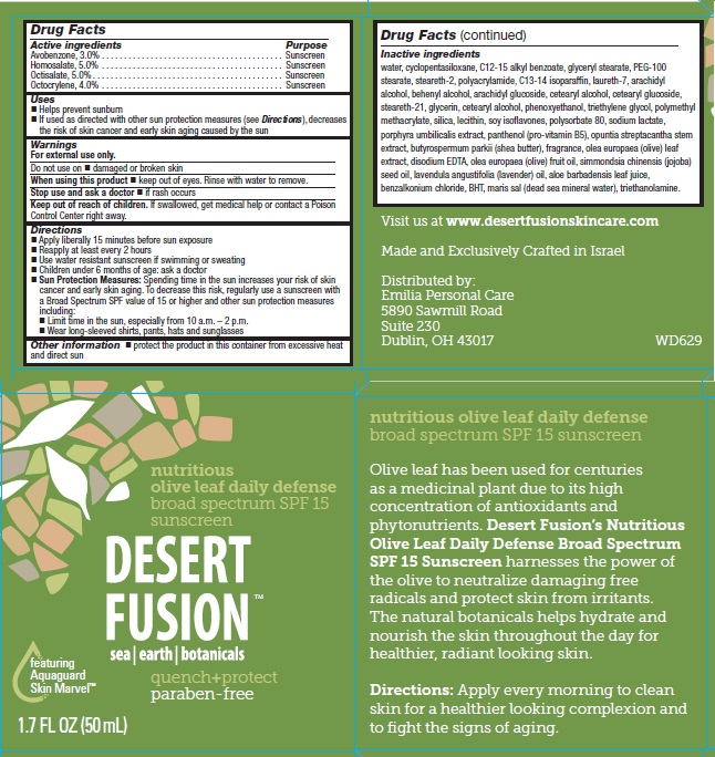 Pill image for Desert Fusion Nutritious Olive Leaf Daily Defense