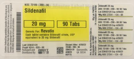 Pill image for Sildenafil