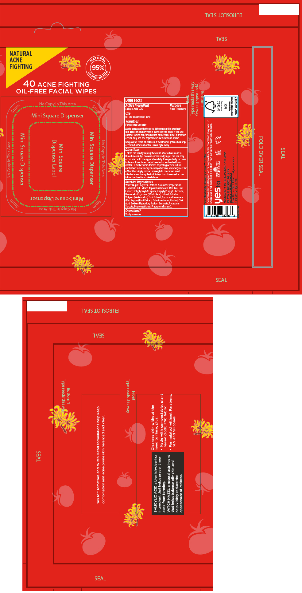 Pill image for Acne Fighting Oil-free Facial Wipes