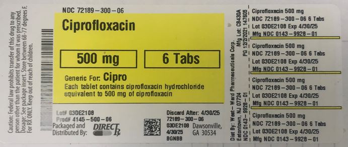 Pill image for Ciprofloxacin