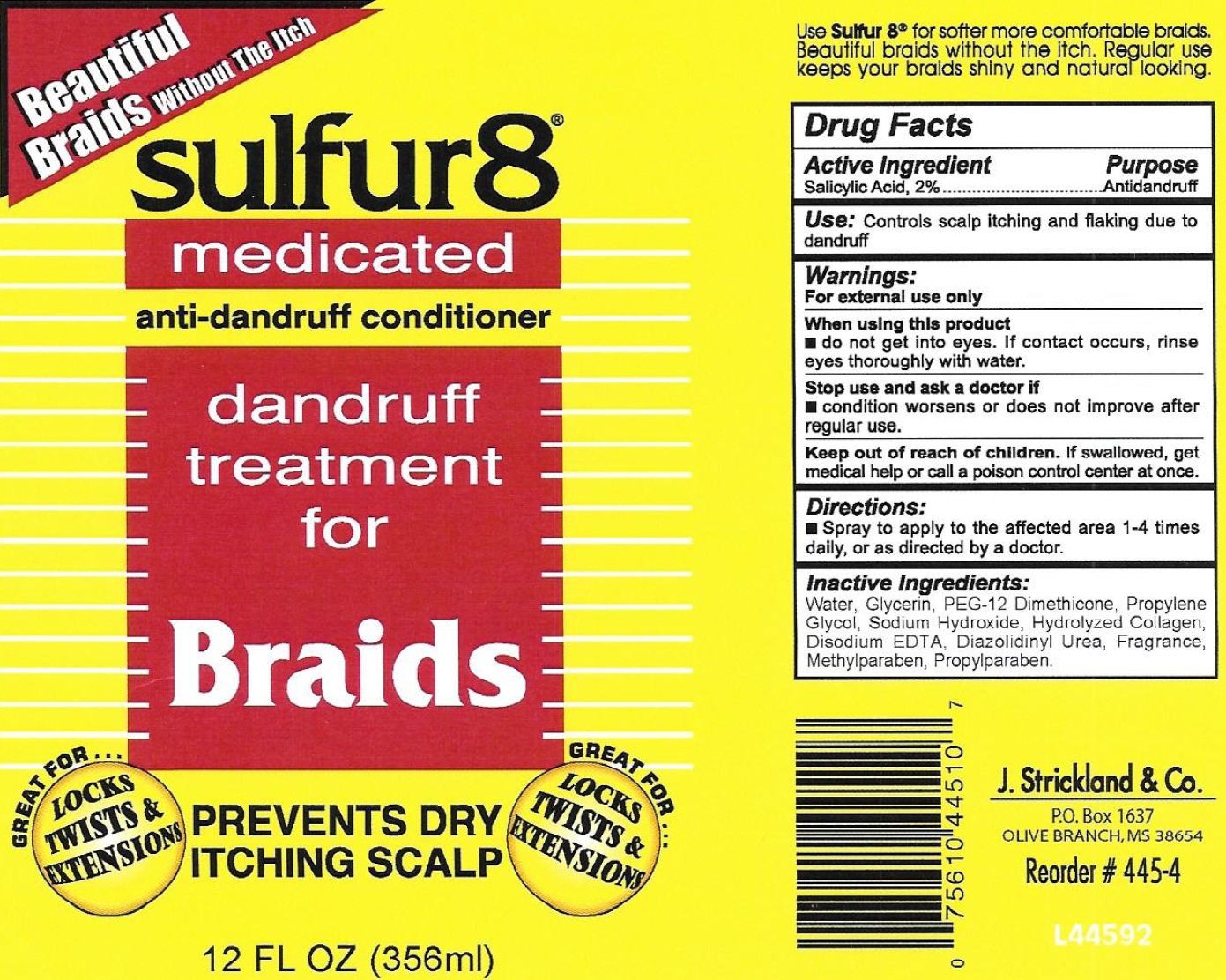 Pill image for Sulfur 8 Anti-dandruff Braid Spray