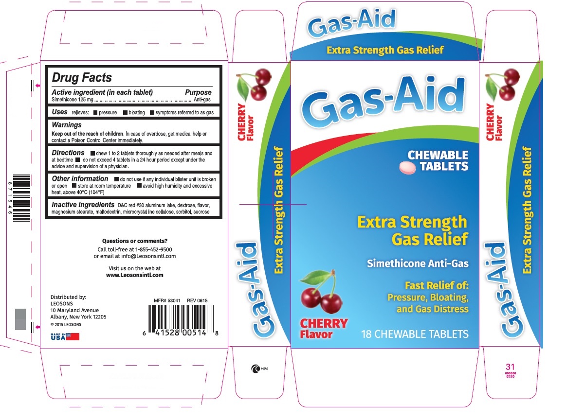 Pill image for Gas-aid Extra Strength Gas Relief Cherry Flavor