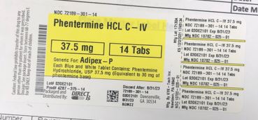 Pill image for Phentermine