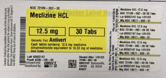 Pill image for Meclizine Hydrochloride