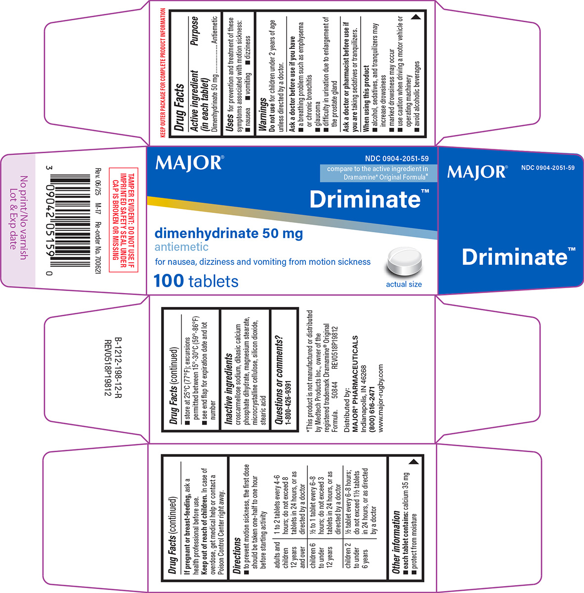 Pill image for Major 44-198