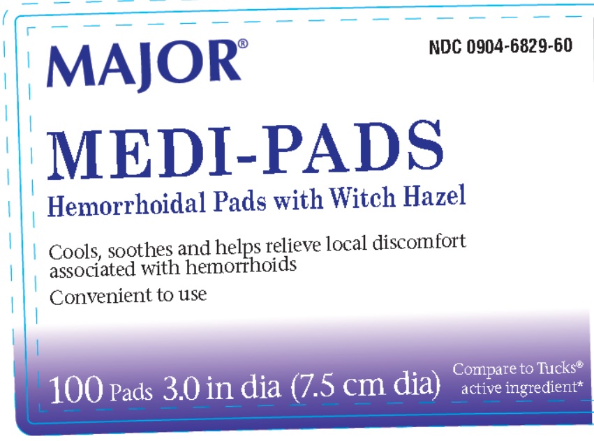 Pill image for Major Medi-pads Hemorrhoidal Pads With Witch Hazel