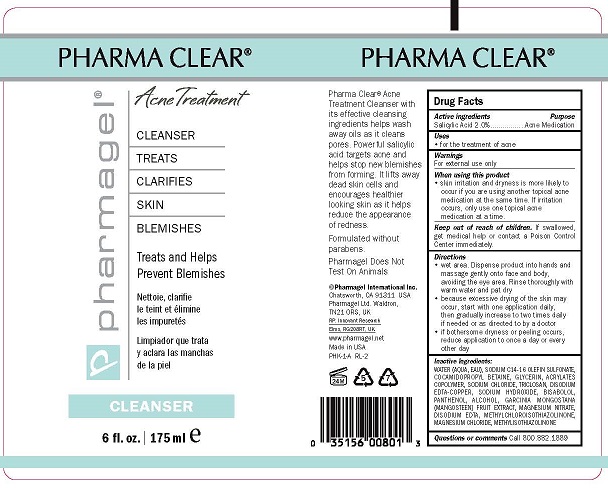 Pill image for pharmagel - pharma clear cleanser (67879-101)