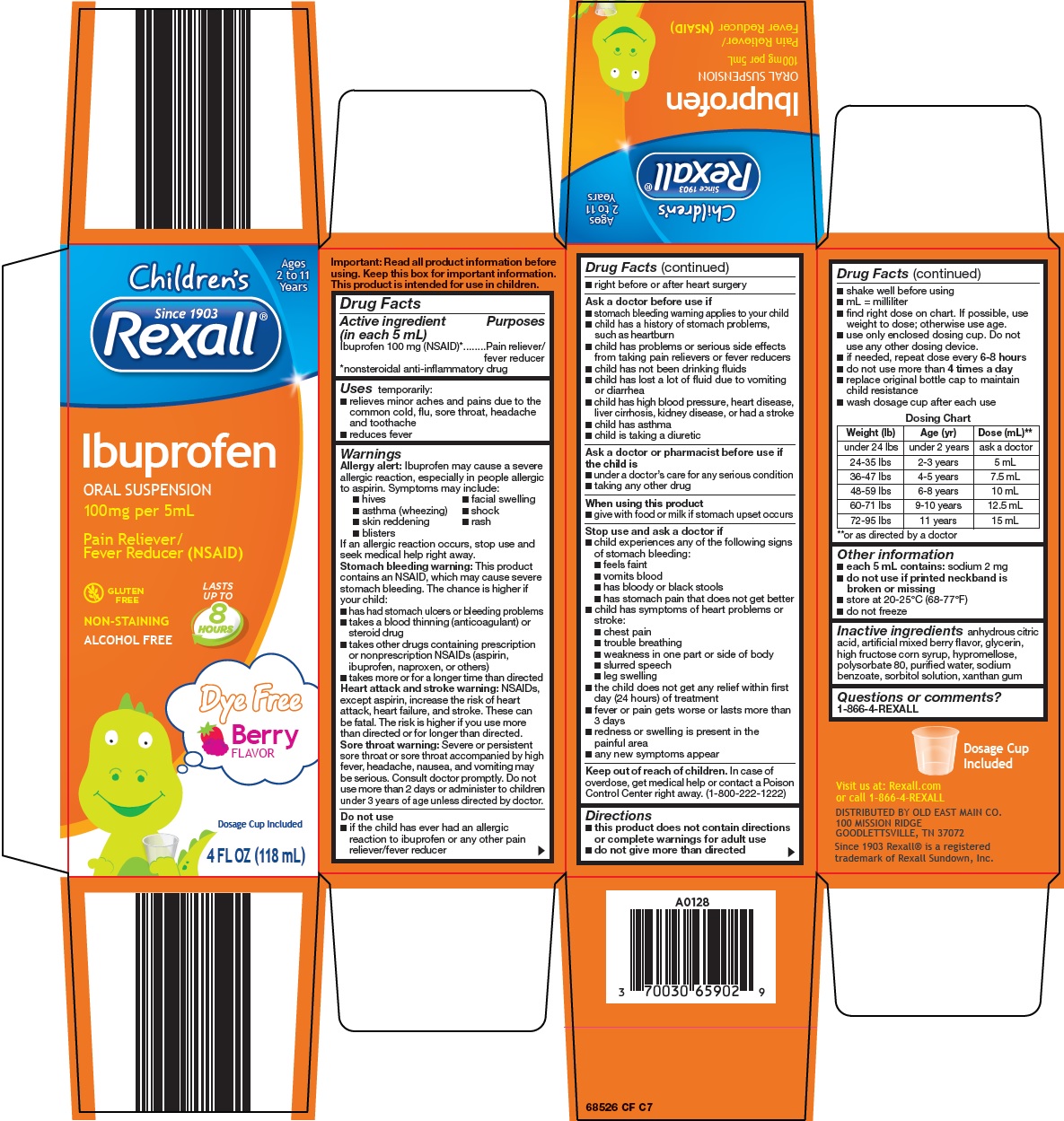 Pill image for Dolgencorp, Llc Children’s Ibuprofen Oral Suspension Drug Facts