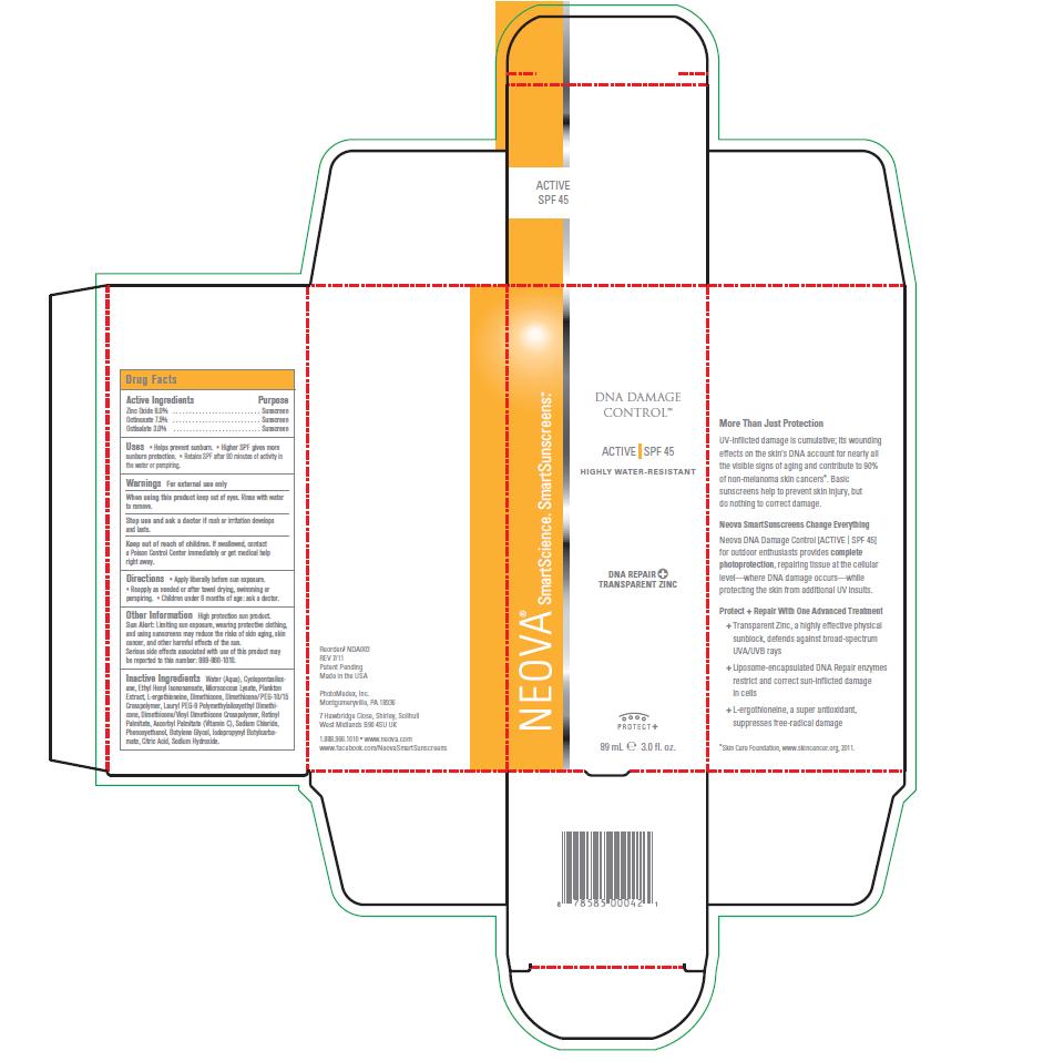 Pill image for Neova Dna Damage Control - Active Spf 45 - Drug Facts