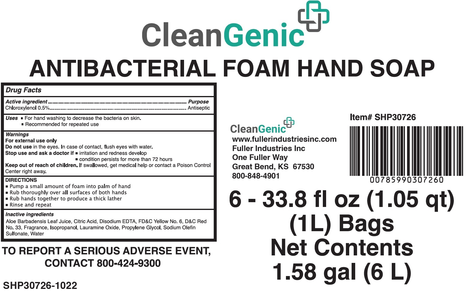 Pill image for Cleangenic Antibacterial Foam Hand Soap