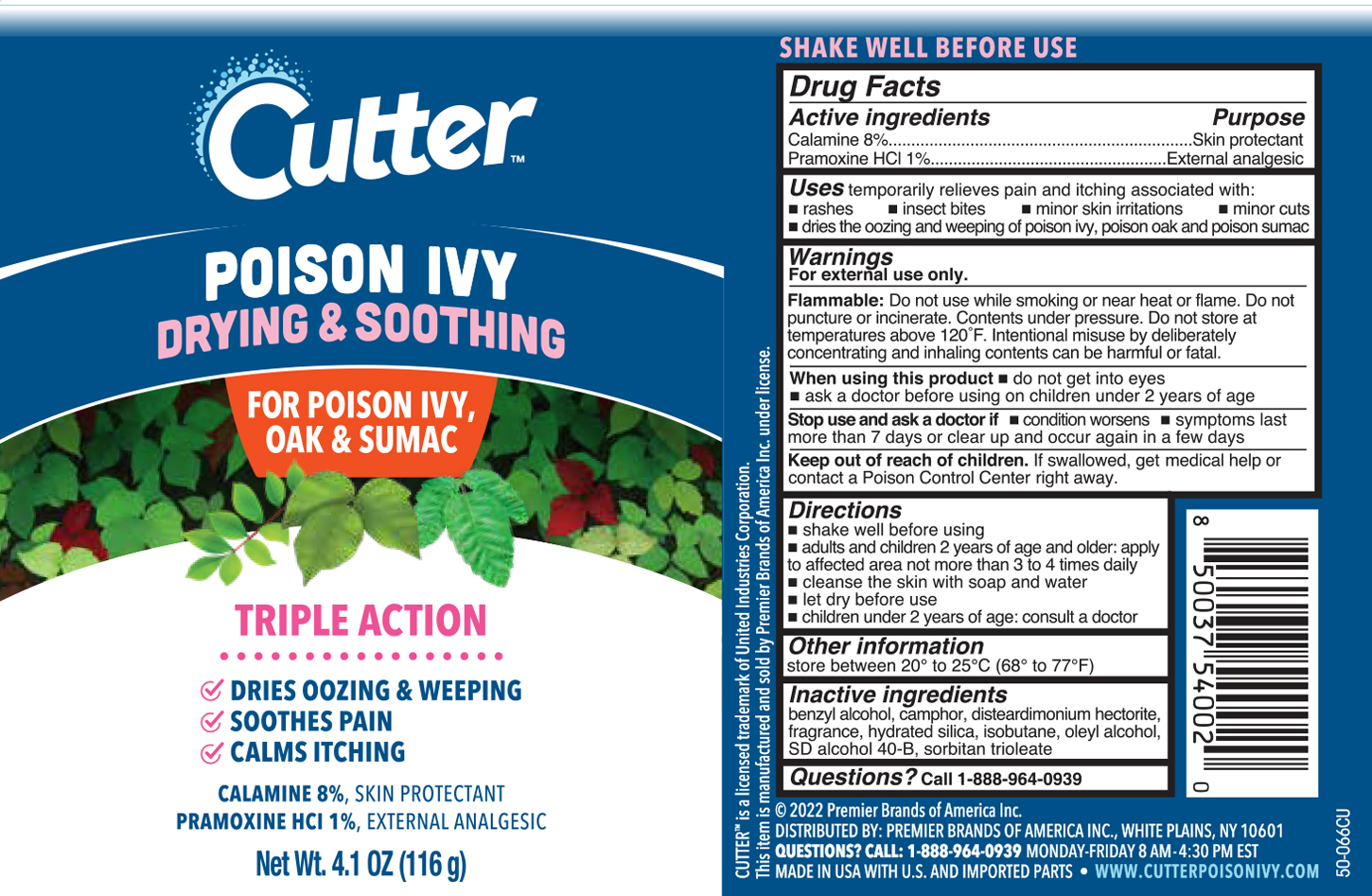 Pill image for Cutter Poison Ivy Drying & Soothing Spray