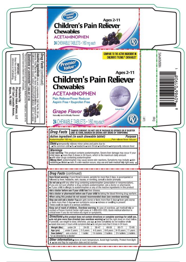 Pill image for Premier Value Junior Strength Pain Reliever