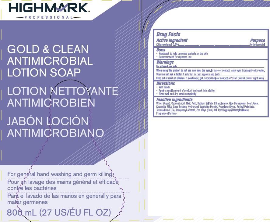 Pill image for Highmark Professional Gold And Clean Antimicrobial Lotion Soap