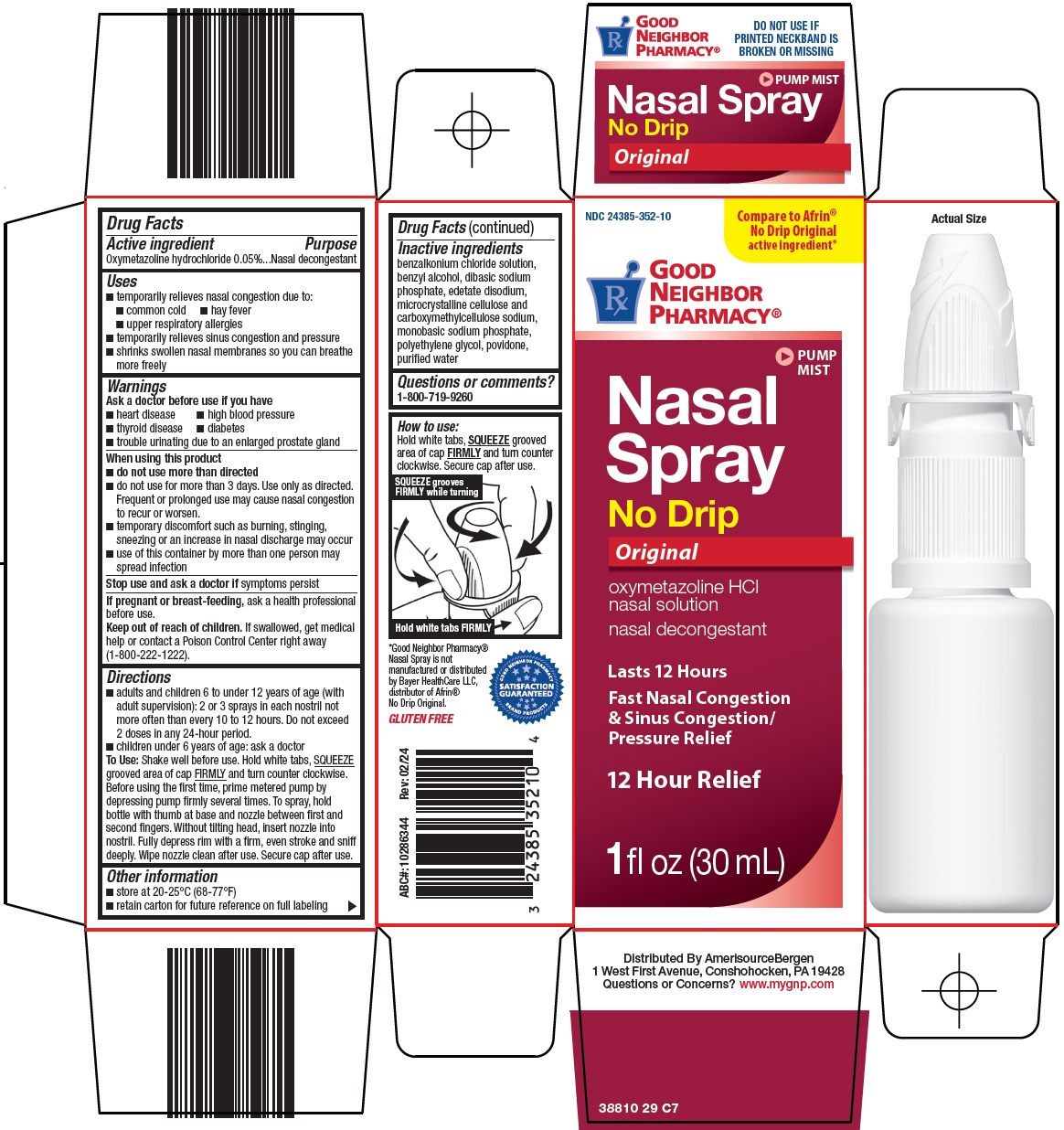 Pill image for Amerisource Bergen Nasal Spray Drug Facts