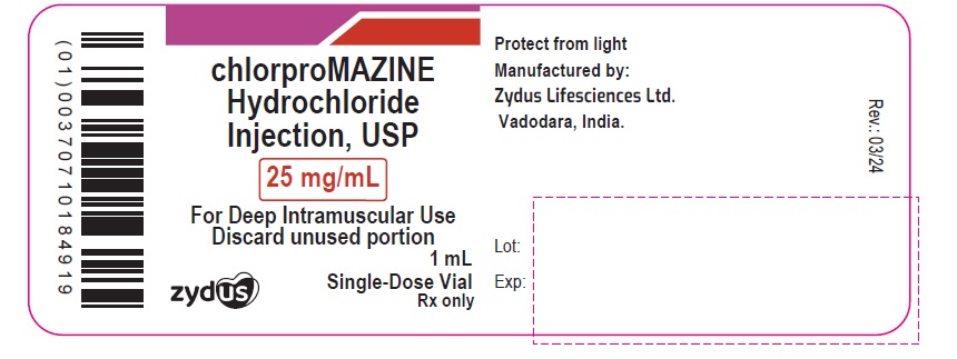 Pill image for Chlorpromazine Hydrochloride Injection, Usp