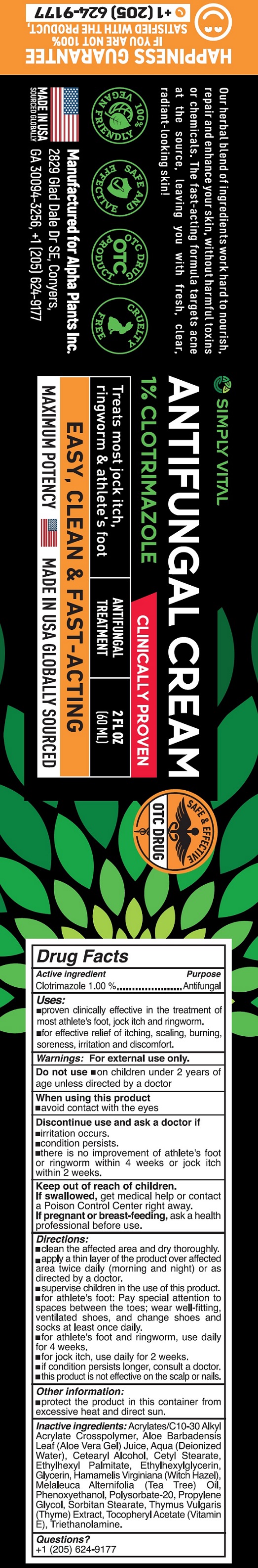 Pill image for Simply Vital Antifungal Cream