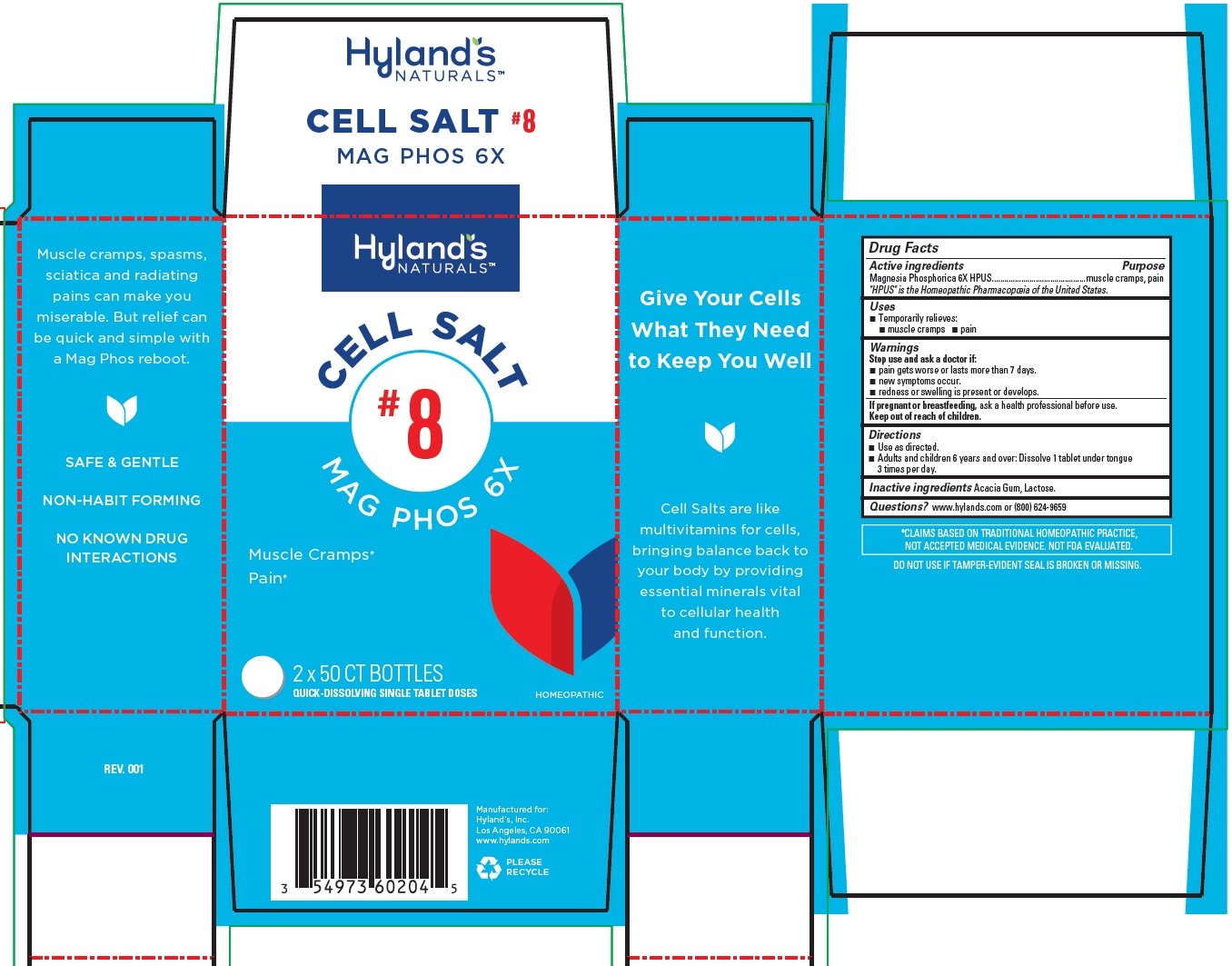 Pill image for Cell Salt #8 Mag Phos 6x