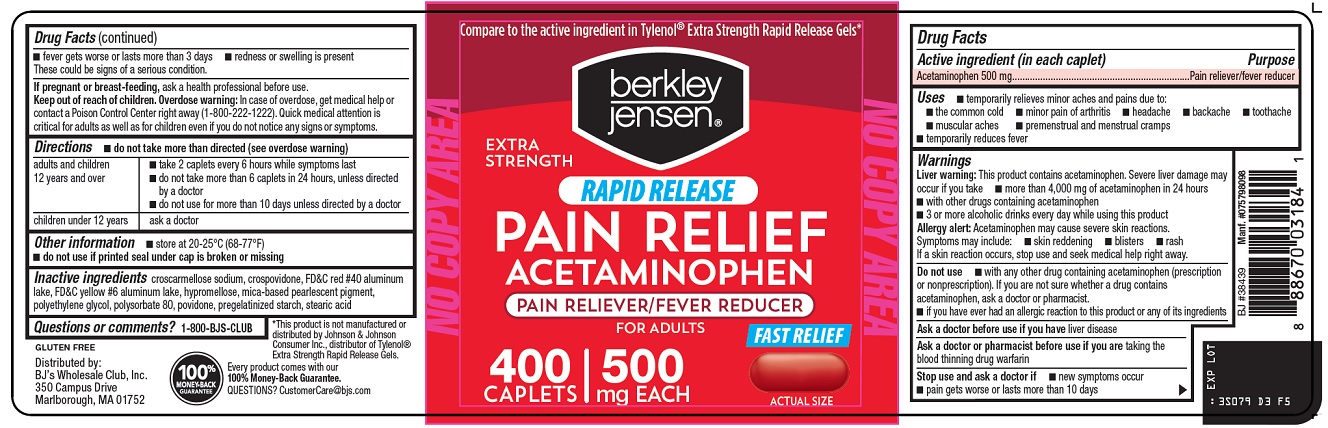 Pill image for Bjwc Pain Relief Drug Facts