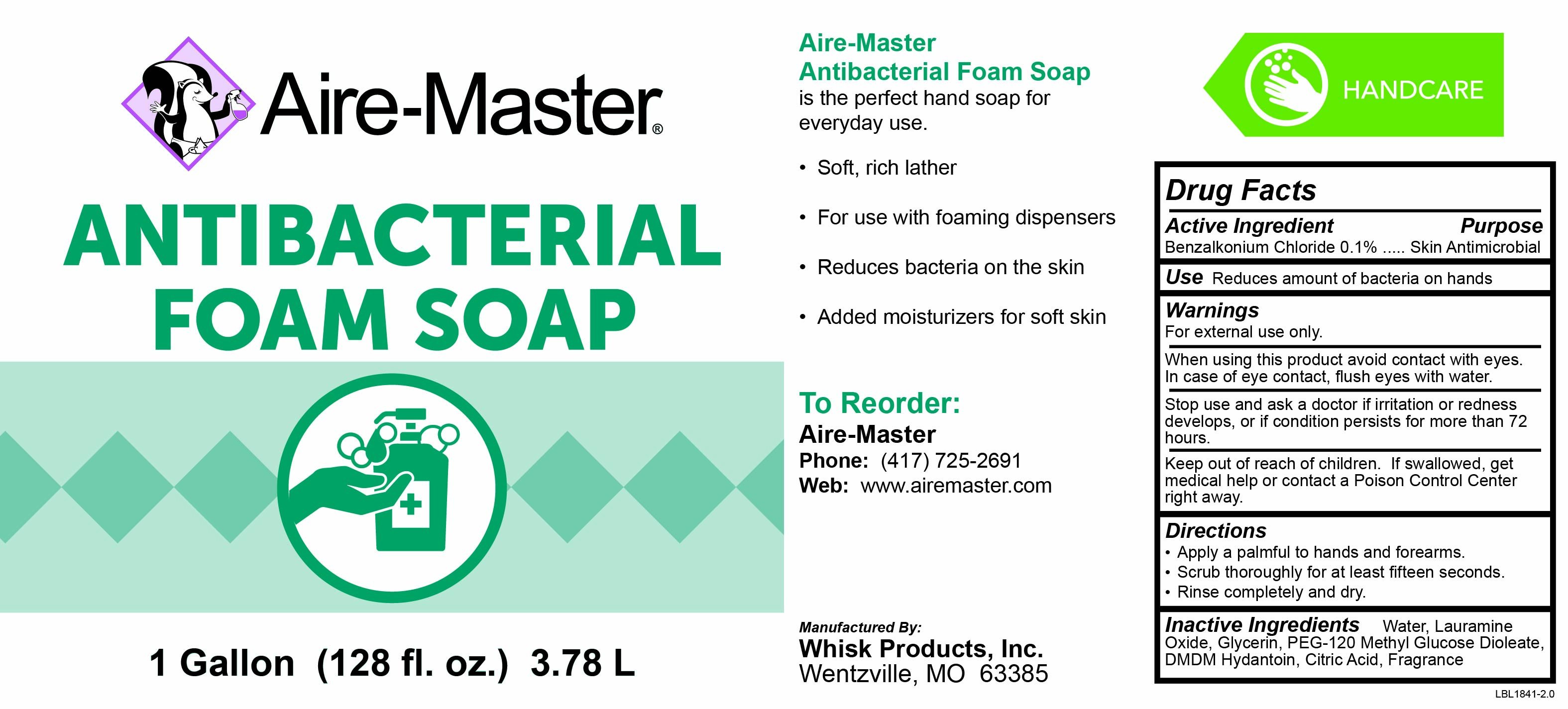 Pill image for Aire-master Antibacterial Foam Soap