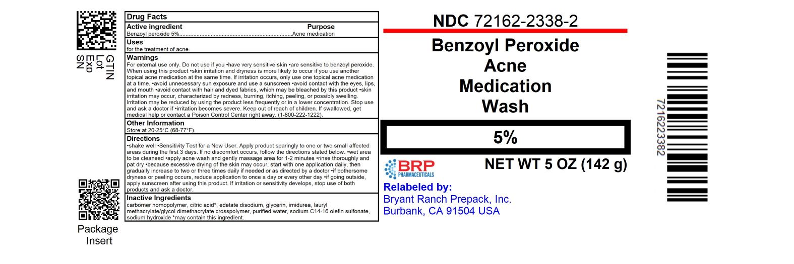 Pill image for Benzoyl Peroxide 5% Drug Facts