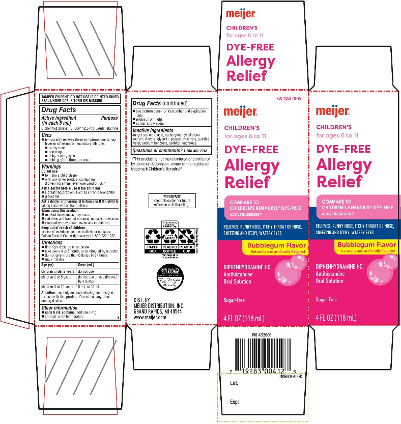 Pill image for Meijer Children’s Allergy Liquid Diphenhydramine Hcl