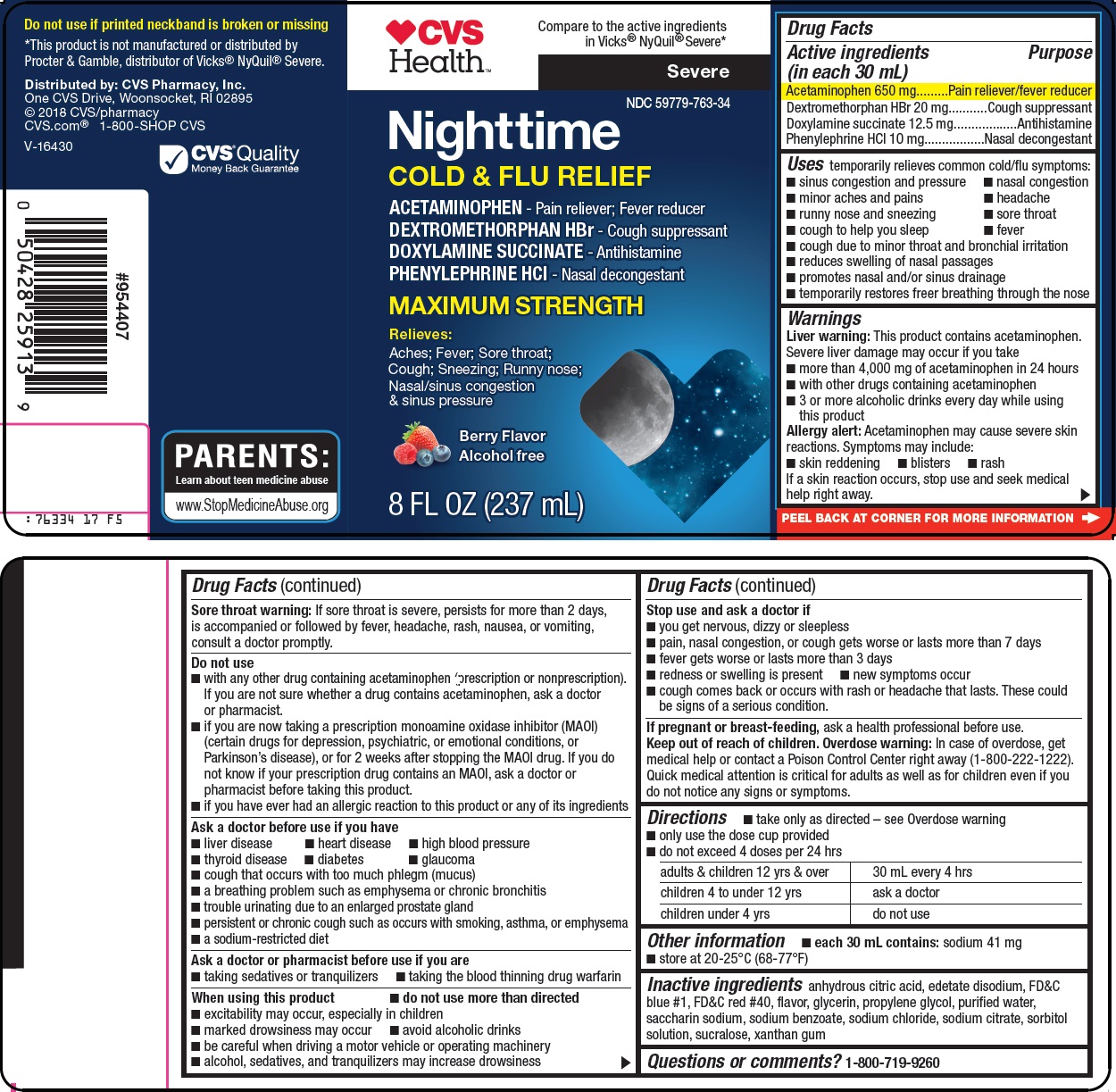 Pill image for cvs pharmacy, inc. nighttime drug facts