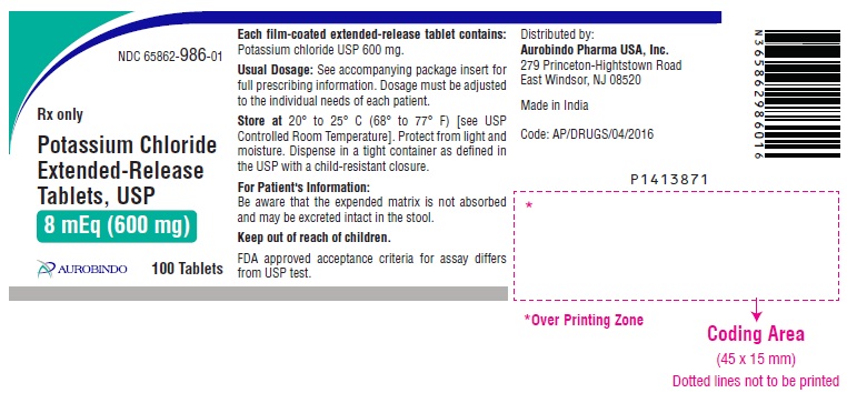 Pill image for These Highlights Do Not Include All The Information Needed To Use Potassium Chloride Extended-release Tablets Safely And Effectively. See Full Prescribing Information For Potassium Chloride Extended-release Tablets.