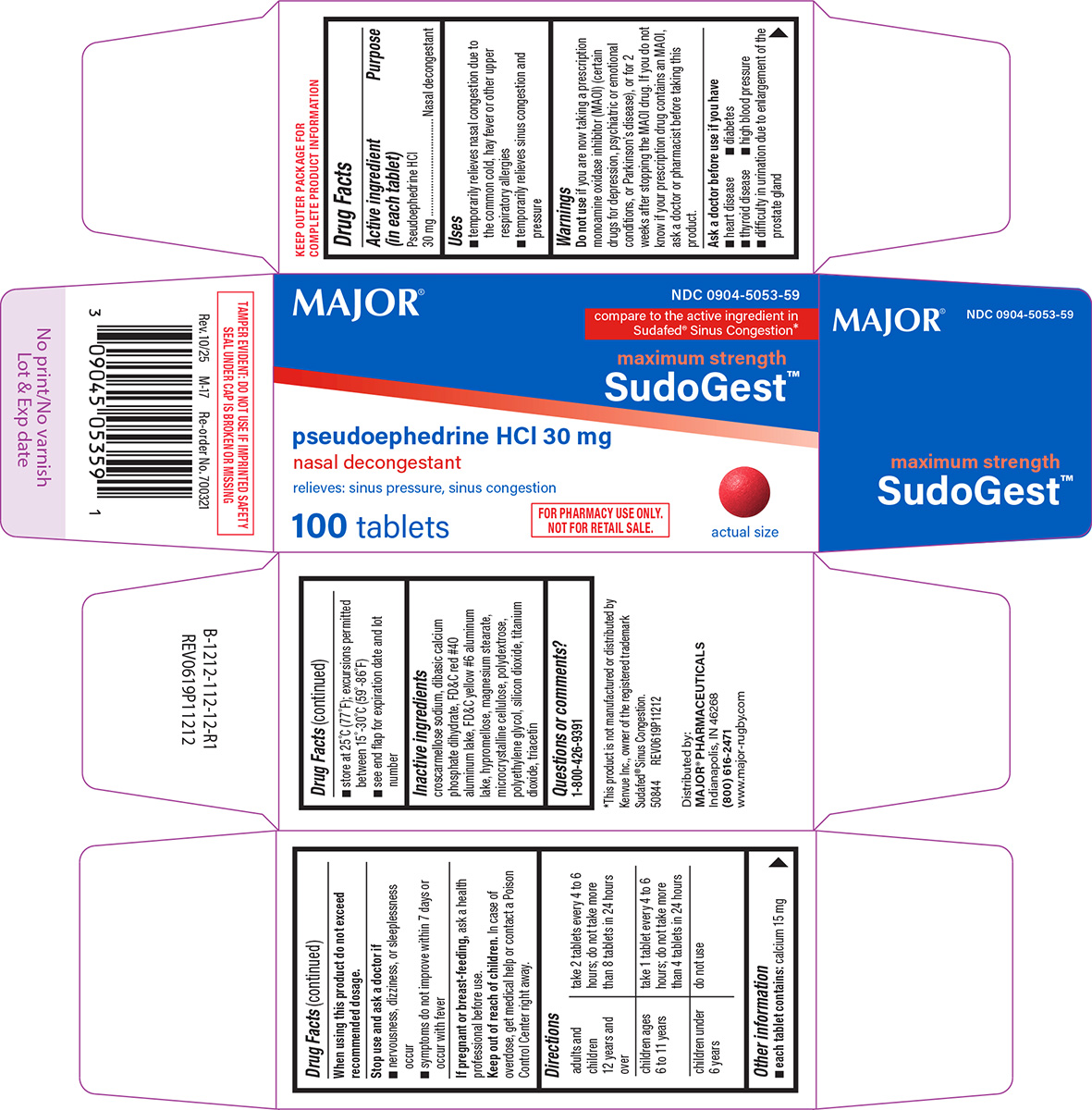 Pill image for Major 44-112