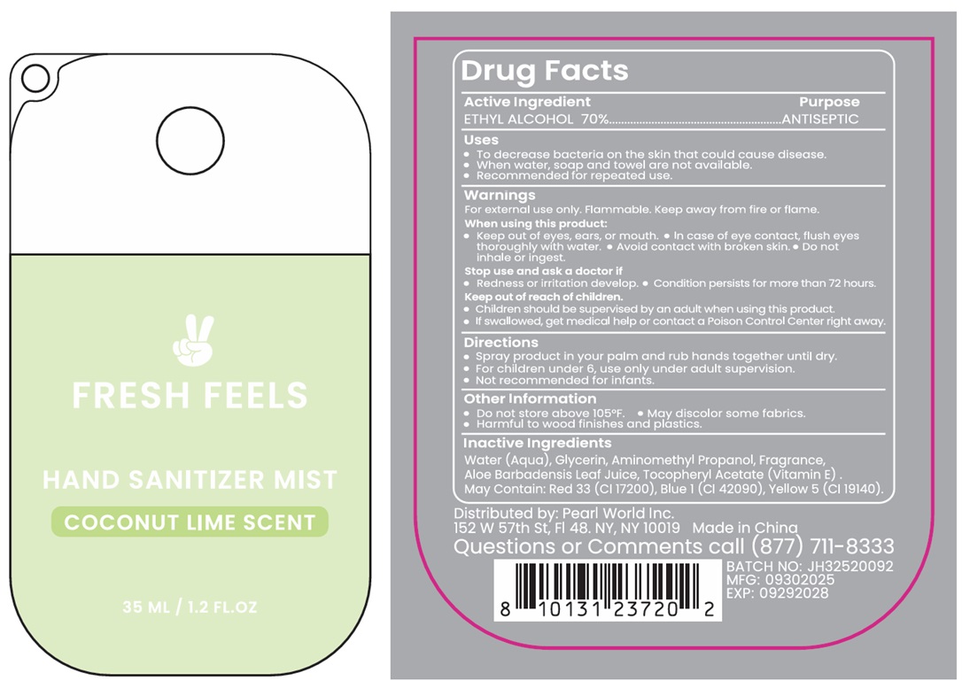 Pill image for Fresh Feels Hand Sanitizer Mist Coconut Lime Scent
