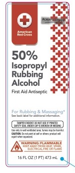 Pill image for American Redcross Isopropyl Rubbing Alcohol 50%